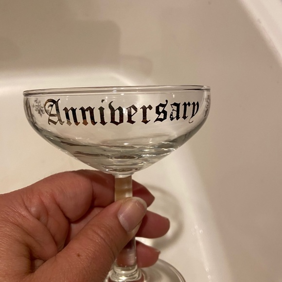25th Anniversary Toasting Champagne Glasses-Set/2 - Picture 5 of 5
